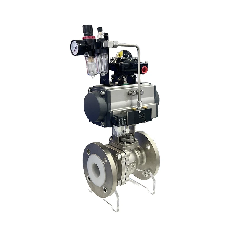 Fluorine-lined Ball Valve